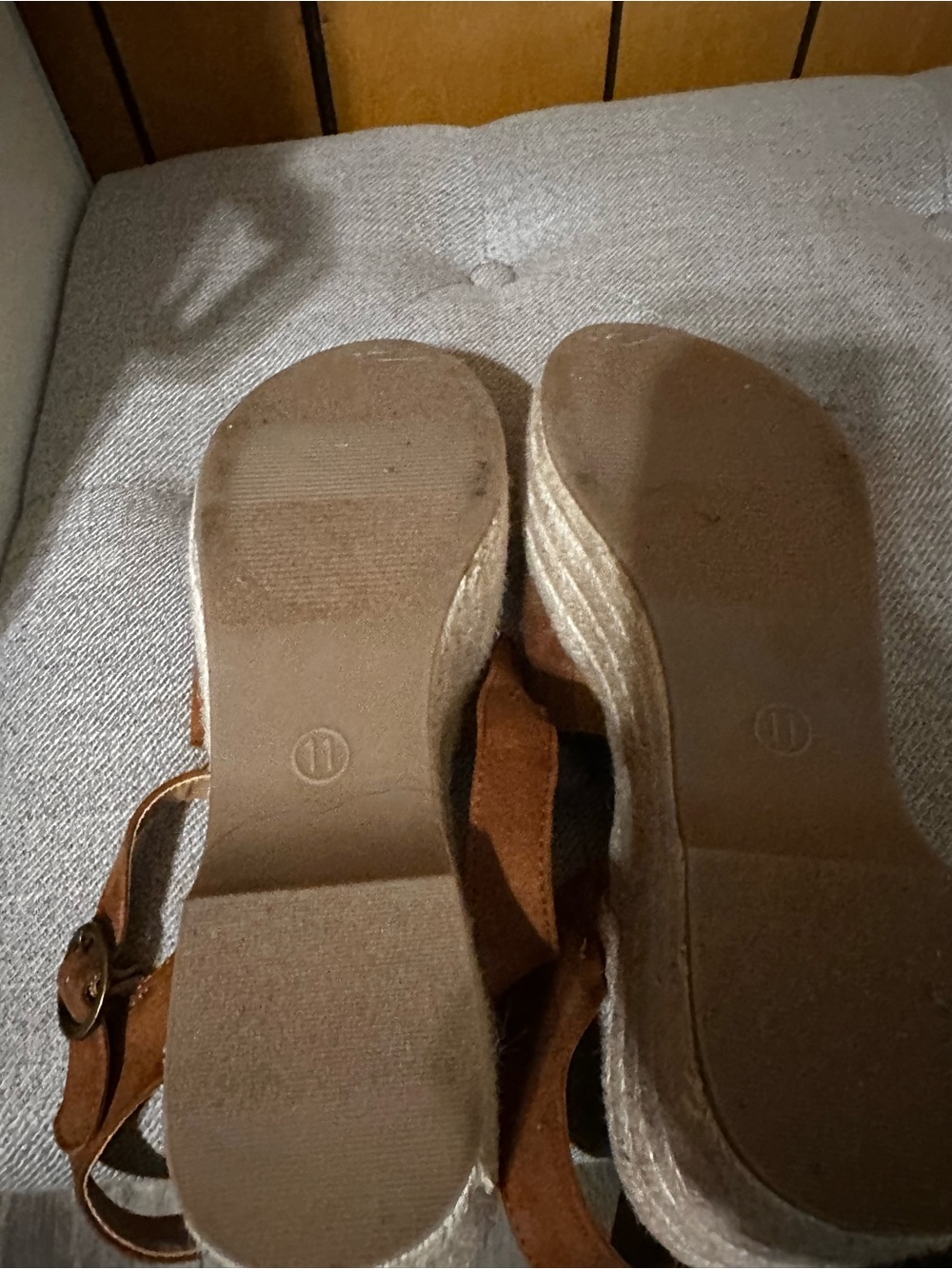 Espadrille strap suede sandals